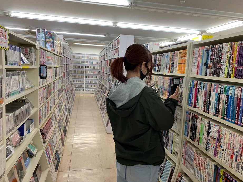 書店のバックヤード